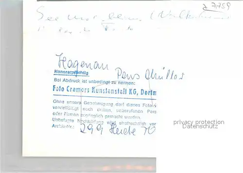 AK / Ansichtskarte Hagnau Bodensee Pension Mueller Speisesaal Kat. Hagnau am Bodensee