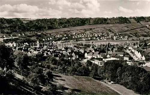 AK / Ansichtskarte Niedernhall Fliegeraufnahme Kat. Niedernhall