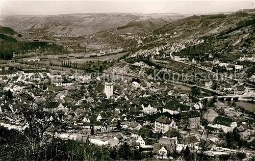 AK / Ansichtskarte Kuenzelsau Panorama Kochertal Kat. Kuenzelsau