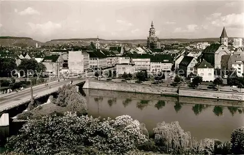 AK / Ansichtskarte Heilbronn Neckar Bruecke Kirche Stadtansicht Kat. Heilbronn