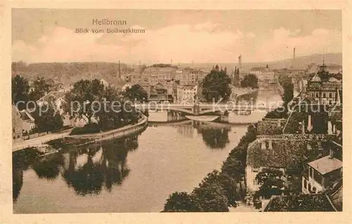 AK / Ansichtskarte Heilbronn Neckar Blick vom Bollwerkturm Kat. Heilbronn