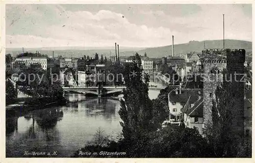 AK / Ansichtskarte Heilbronn Neckar Goetzenturm Panorama Kat. Heilbronn