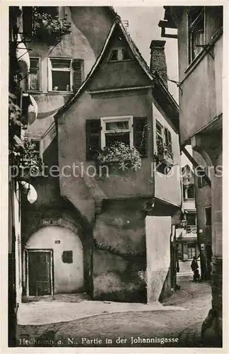 AK / Ansichtskarte Heilbronn Neckar Partie Johannisgasse Kat. Heilbronn