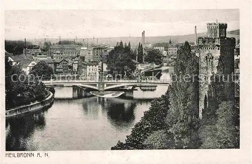 AK / Ansichtskarte Heilbronn Neckar Goetzenturm Stadtansicht Kat. Heilbronn