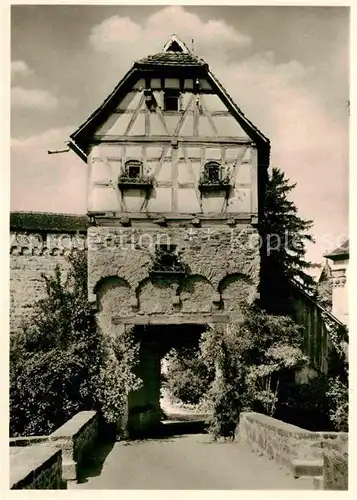 AK / Ansichtskarte Kuenzelsau Schloss Stetten Das Thorwartshaus Kat. Kuenzelsau