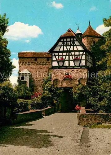 AK / Ansichtskarte Kocherstetten Schloss Kat. Kuenzelsau