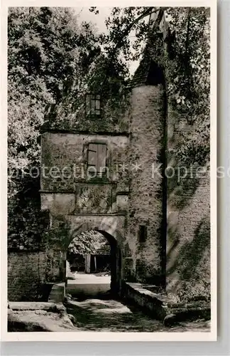 AK / Ansichtskarte Hermersberg Schloss Eingang Kat. Niedernhall