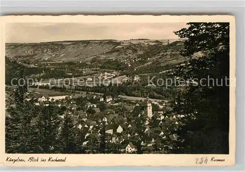 AK / Ansichtskarte Kuenzelsau Blick Kochertal Kat. Kuenzelsau