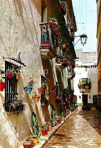 AK / Ansichtskarte Cadiz Andalucia Callejn de los duros antiguos Kat. Cadiz