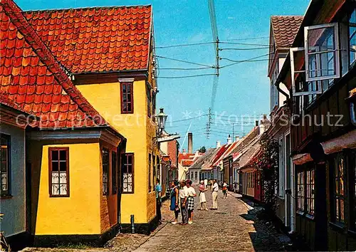 AK / Ansichtskarte Aeroskobing Flaskeskibssamlingen Gasse Kat. Daenemark