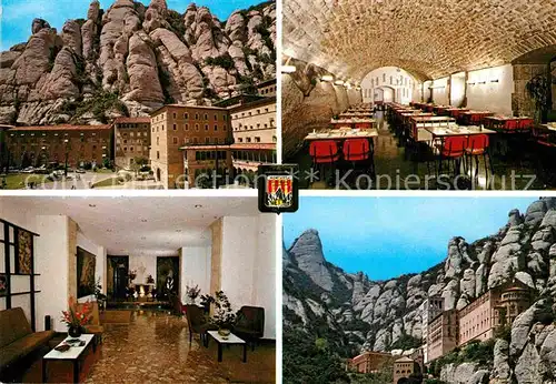 AK / Ansichtskarte Montserrat Kloster Hostal Abat Cisneros  Kat. Spanien