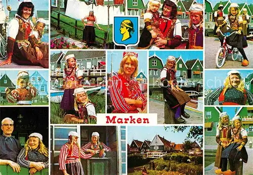 AK / Ansichtskarte Marken Niederlande Trachten Kat. Niederlande
