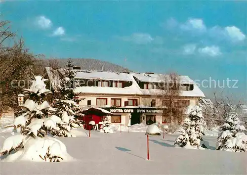 AK / Ansichtskarte Willingen Sauerland Hotel zum Kurpark Kat. Willingen (Upland)