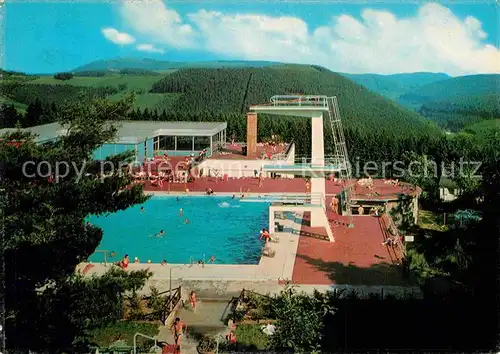 AK / Ansichtskarte Winterberg Hochsauerland Freibad  Kat. Winterberg