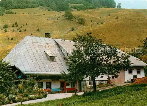 AK / Ansichtskarte Praeg Paus Seger Wohnhaus Kat. Todtnau