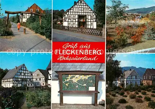 AK / Ansichtskarte Fleckenberg Fachwerk Kat. Schmallenberg