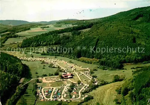 AK / Ansichtskarte Kirchzell Fliegeraufnahme Campingplatz Kat. Kirchzell