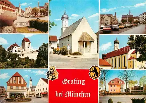 AK / Ansichtskarte Grafing Muenchen Kirchen Ortspartien Kat. Grafing b.Muenchen