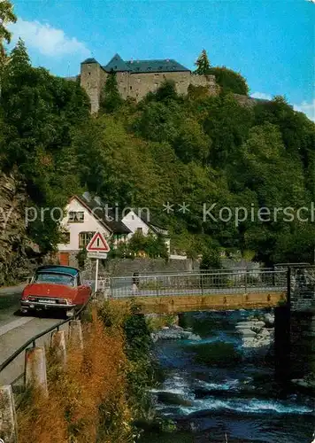 AK / Ansichtskarte Monschau Burg mit Jugendherberge Kat. Monschau