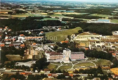 AK / Ansichtskarte Ostercappeln St Raphael Stift Luftkurort Wiehengebirge Fliegeraufnahme Kat. Ostercappeln