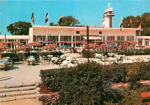 AK / Ansichtskarte Essen Ruhr Gaststaette Grosser Blumenhof Terrasse am Blumenanger im Grugapark Kat. Essen