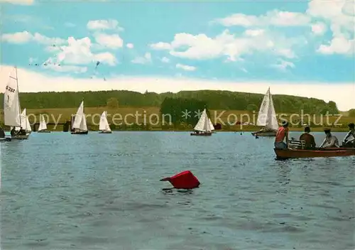 AK / Ansichtskarte Mademuehlen Krombachtalsperre Stausee Segeln Kat. Driedorf