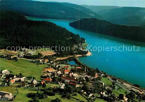 AK / Ansichtskarte Schluchsee Groesster See des Schwarzwaldes Fliegeraufnahme Kat. Schluchsee
