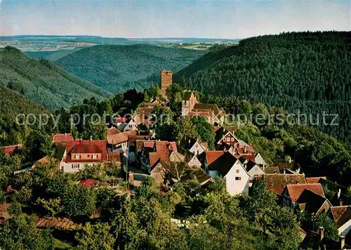 AK / Ansichtskarte Zavelstein Panorama Kleinste Stadt Wuerttembergs im Schwarzwald Kat. Bad Teinach Zavelstein