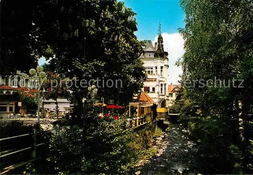 AK / Ansichtskarte Bad Harzburg Bummelallee und Radau Kat. Bad Harzburg