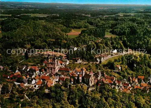 AK / Ansichtskarte Goessweinstein Burg Basilika Naturpark Fraenkische Schweiz Fliegeraufnahme Kat. Goessweinstein