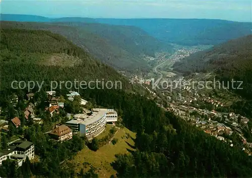 AK / Ansichtskarte Bad Wildbad Sommerberghotel Kurort im Schwarzwald Fliegeraufnahme Kat. Bad Wildbad