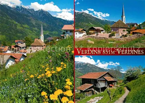 AK / Ansichtskarte Verdins Dorfmotive Kirche