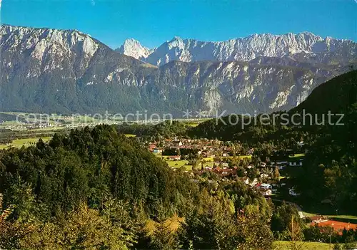 AK / Ansichtskarte Oberaudorf mit Kaisergebirge Kat. Oberaudorf