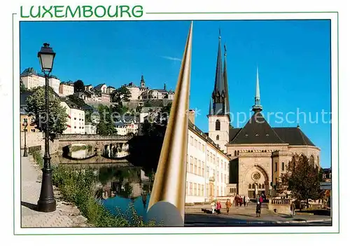 AK / Ansichtskarte Luxembourg Luxemburg Bruecke Kirche Kat. Luxembourg