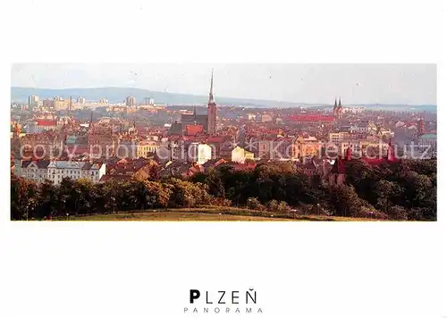 AK / Ansichtskarte Plzen Pilsen Panorama Kat. Plzen Pilsen