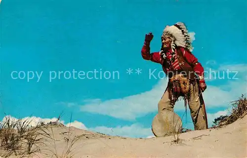 AK / Ansichtskarte Indianer Native American Indian Scout  Kat. Regionales
