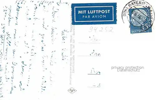 AK / Ansichtskarte Grenze Douane Zoll Bayerisch Eisenstein Landesgrenze  Kat. Zoll