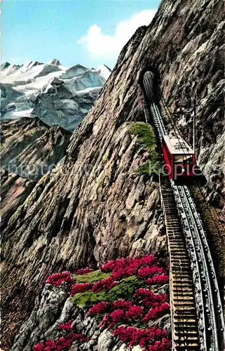 AK / Ansichtskarte Zahnradbahn Pilatusbahn Eselwand Berneralpen  Kat. Bergbahn