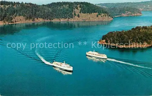 AK / Ansichtskarte Faehre B.C. Ferries Gulf Islands Tsawwassen Swartz Bay Vancouver Island  Kat. Schiffe