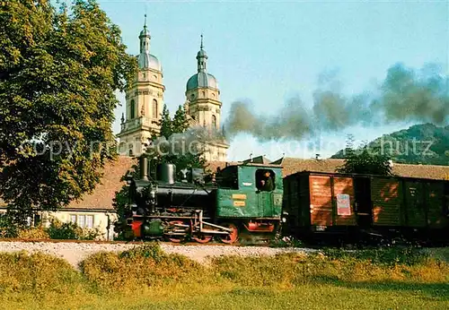 AK / Ansichtskarte Lokomotive Helene Dampfzug Schmalspurbahn Moeckmuehl Doerzbach Kloster Schoental Kat. Eisenbahn