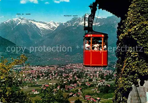 AK / Ansichtskarte Seilbahn Merano Funivia Avalengo  Kat. Bahnen