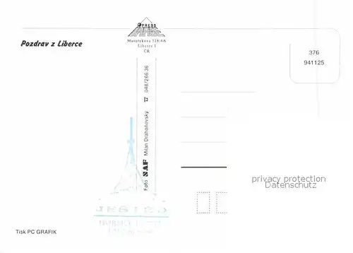 AK / Ansichtskarte Seilbahn Jested Liberec Kat. Bahnen