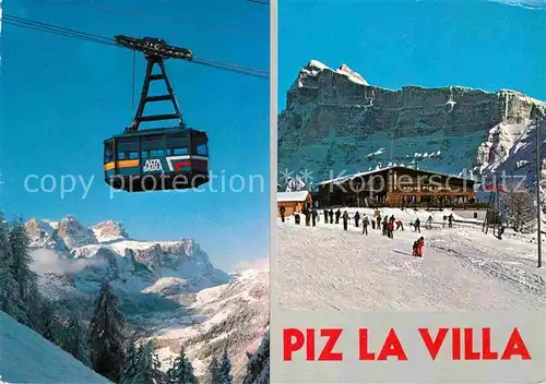 AK / Ansichtskarte Seilbahn Rifugio Piz La Villa Alta Badia Dolomiti  Kat. Bahnen