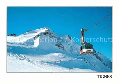 AK / Ansichtskarte Seilbahn Tignes La Grande Motte Savoie  Kat. Bahnen