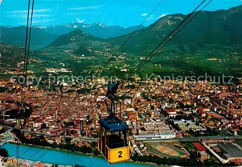 AK / Ansichtskarte Seilbahn Trento Panorama  Kat. Bahnen