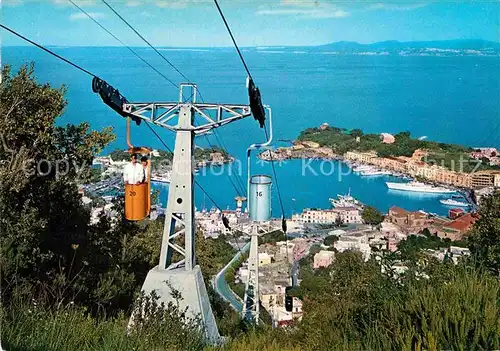 AK / Ansichtskarte Seilbahn Porto d Ischia  Kat. Bahnen