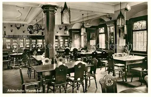 AK / Ansichtskarte Konstanz Bodensee Hotel Barbarossa Altdeutsche Weinstube Kat. Konstanz