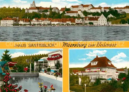 AK / Ansichtskarte Meersburg Bodensee Haus Saentisblick  Kat. Meersburg