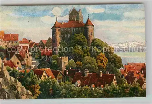 AK / Ansichtskarte Meersburg Bodensee Schloss Kat. Meersburg