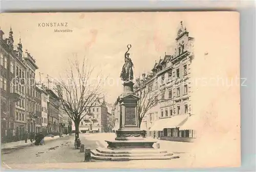 AK / Ansichtskarte Konstanz Bodensee Marktstaette Kat. Konstanz